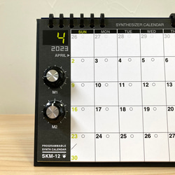 【2023年曆】SKM-12合成器日曆配備12個月可變面板桌面/SKM 第5張的照片