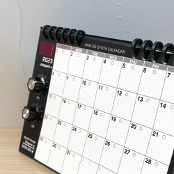 【2023年 カレンダー】SKM-365・2023 アナログシンセカレンダー　卓上／SKMクラシック 7枚目の画像
