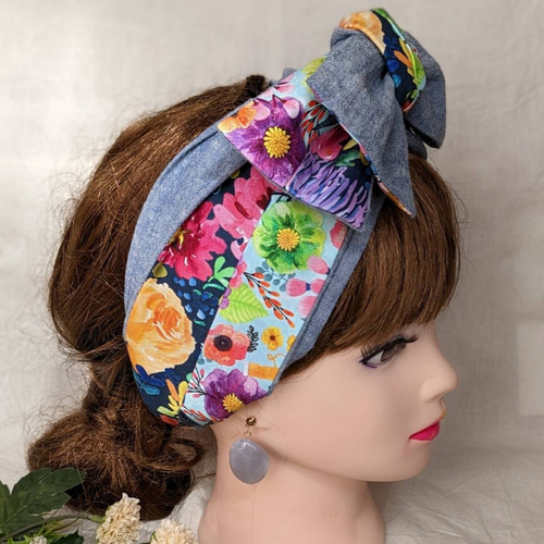 handmade＊no.243 ターバン ヘアバンド