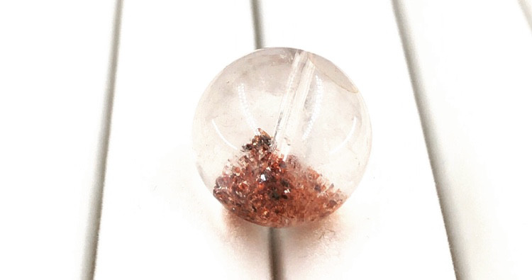 【1粒販売】レピドクロサイト ファントム クォーツ14mm（No,4）