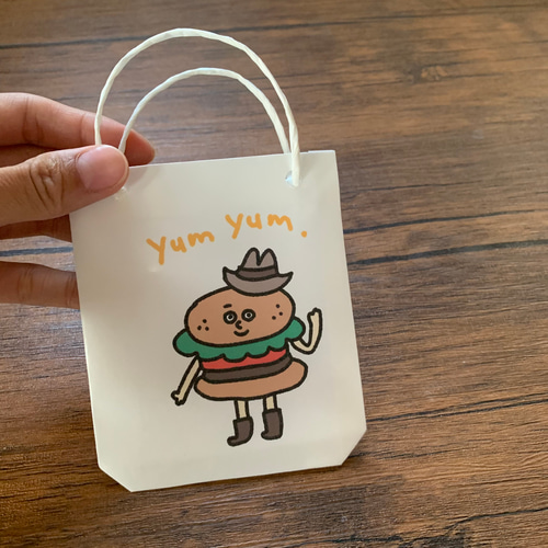 ミニ紙袋⭐︎5種類セット その他雑貨 pocaのお絵描き 通販