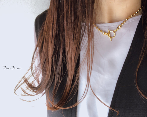 木造 K18 ネックレス 約４４㎝ | nongferndaddy.com