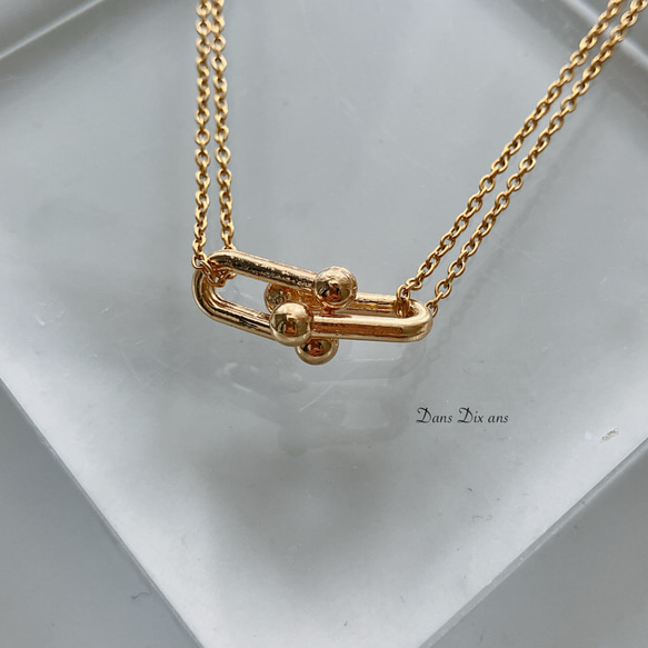 金属アレルギー対応　サージカルステンレスチェーン / ステンレスリンクチャーム　ネックレス　 7枚目の画像