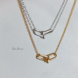 金属アレルギー対応　サージカルステンレスチェーン / ステンレスリンクチャーム　ネックレス　 10枚目の画像