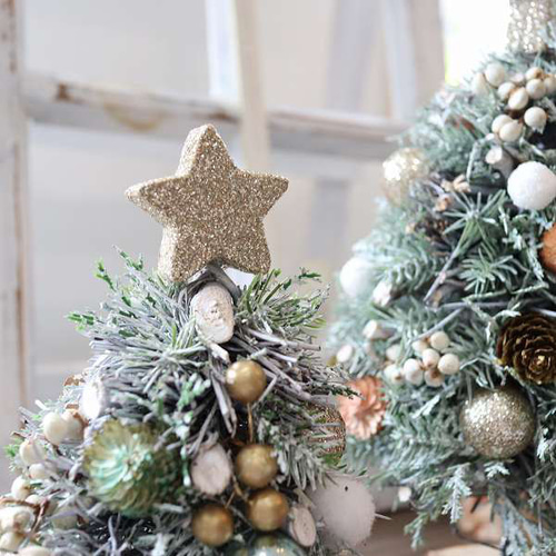 卓上クリスマスツリー テーブルサイズ 冬支度 玄関 インテリア ギフト