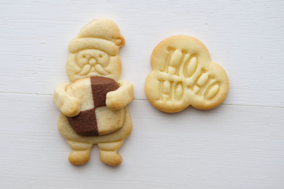 抱っこサンタ（スタンプ付き）　クッキー型・クッキーカッター 3枚目の画像