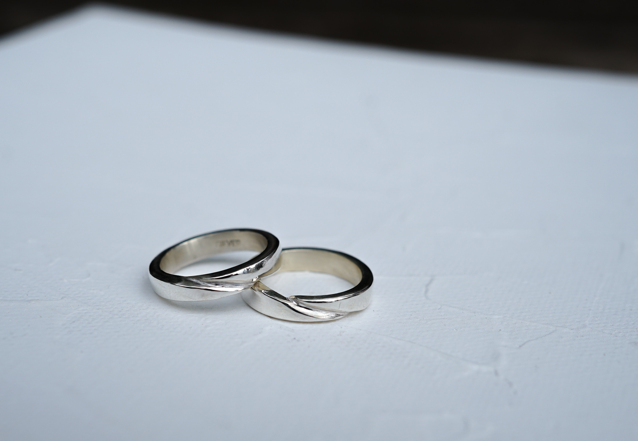 【受注製作】ラインペアリング　silver925