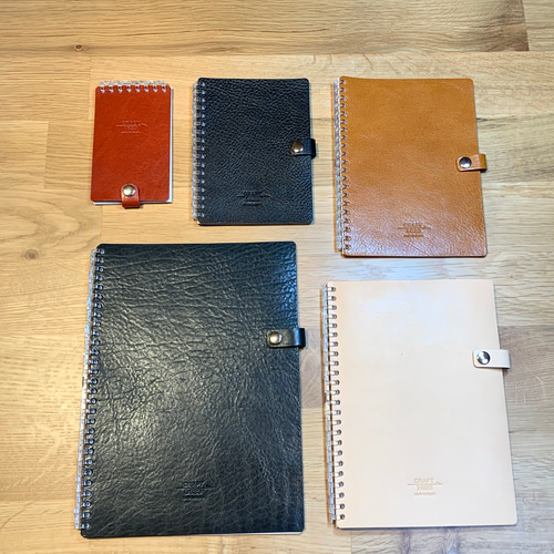 本革リング手帳(メモサイズ) メモ帳 craft1623 通販 14795879｜Creema