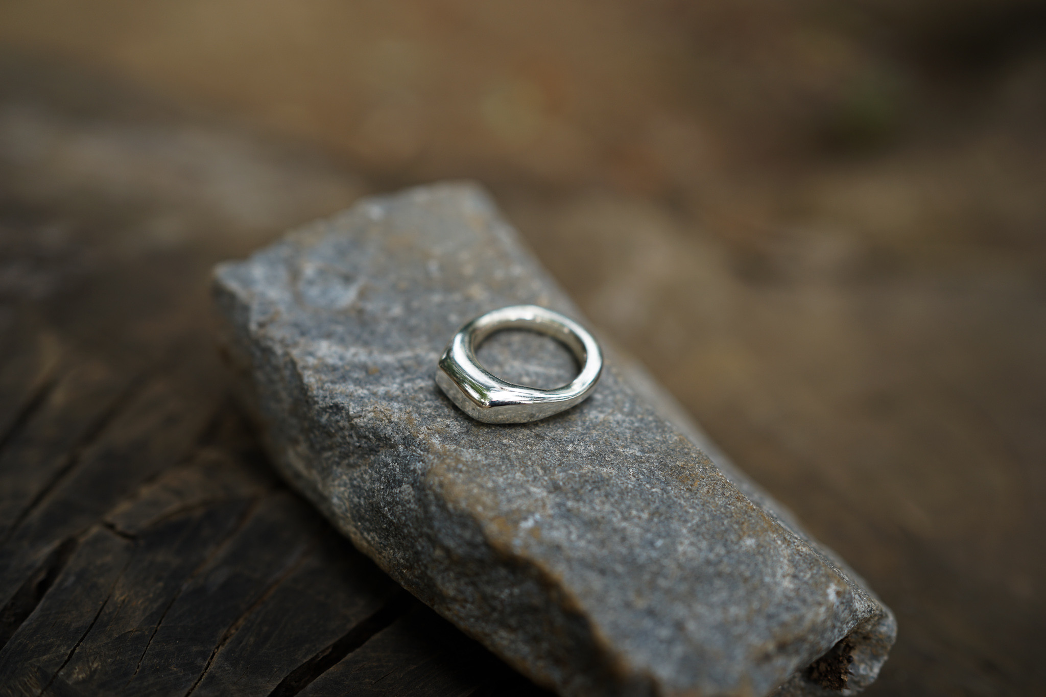 【受注製作】印台ぷっくりリング　silver925