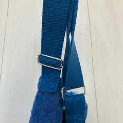 底角補強！デニムキルティングショルダーバッグ　通園バック 9枚目の画像