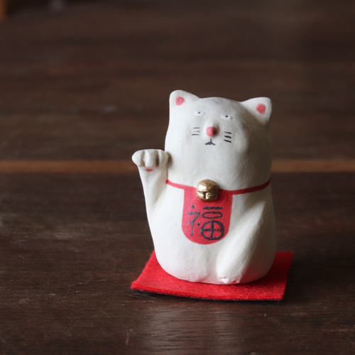 小さな招き猫 右手 （受注生産） 招き猫 COCOSTONE 通販 14796021