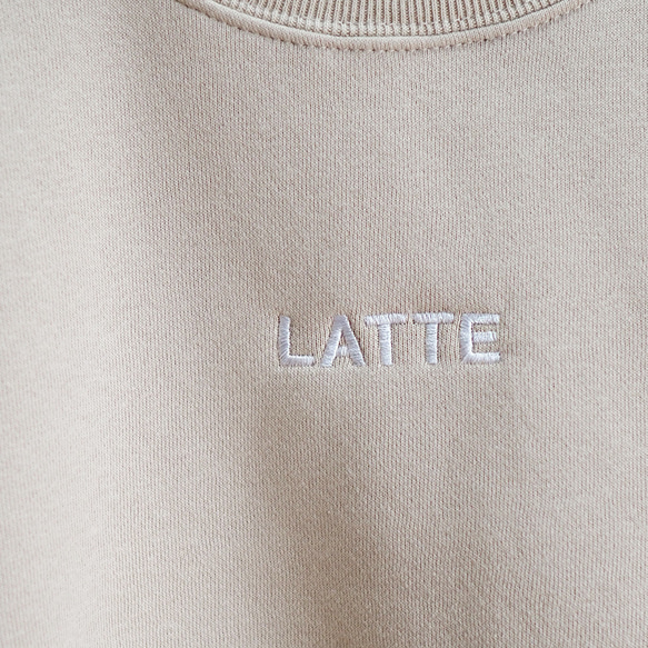 LATTE 裏起毛スウェット ４色展開 10枚目の画像