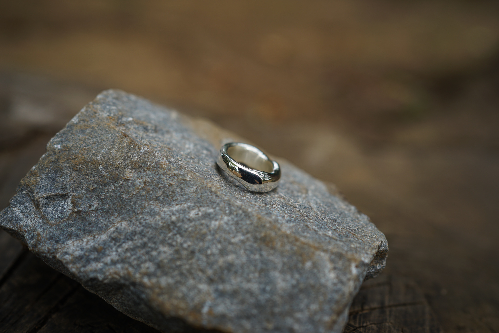 【受注製作】いびつボリュームリング　silver925