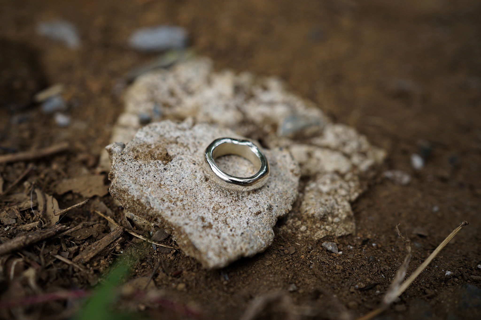 【受注製作】いびつボリュームリング　silver925