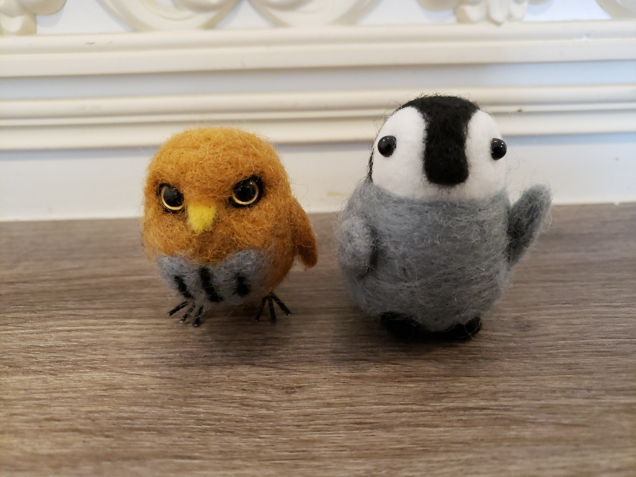 牛とニンジン 確認用　羊毛フェルト