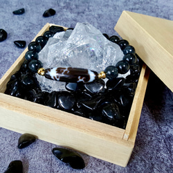 大人気商品【厄年にもお勧め】降魔鎮邪の希少石 チベット産モリオン(黒水晶)さざれ石100ｇ 天然石 2枚目の画像
