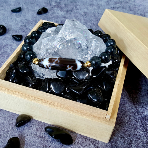 厄年にもお勧め】降魔鎮邪の希少石 チベット産モリオン(黒水晶)さざれ