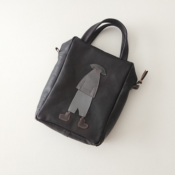 annco leather mini bag [black] 9枚目の画像