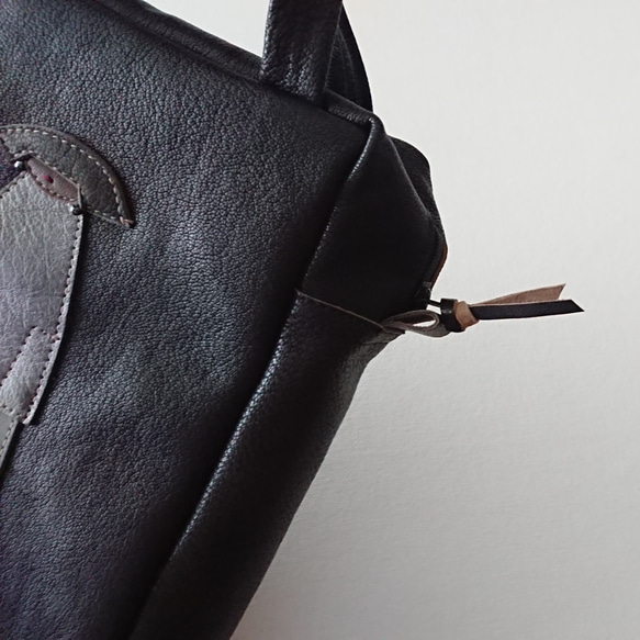 annco leather mini bag [black] 10枚目の画像