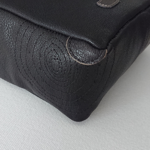 annco leather mini bag [black] 5枚目の画像