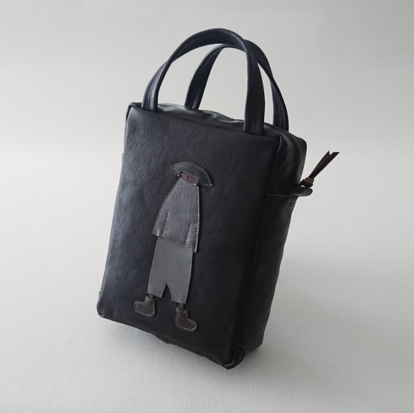 annco leather mini bag [black] 6枚目の画像