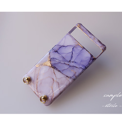 ＃cantabile　アルコールインクアートのスマホケース・ネックストラップ・リング（iPhone / Android) 8枚目の画像