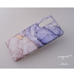 ＃cantabile　アルコールインクアートのスマホケース・ネックストラップ・リング（iPhone / Android) 7枚目の画像