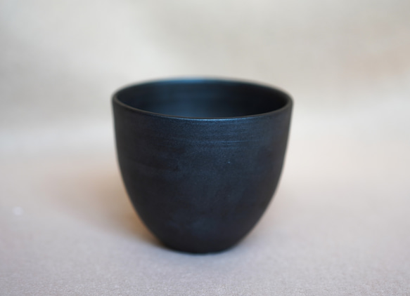【送料無料】セラミック 黒陶器カップ | ホームカップ | 手作り | ギフト 3枚目の画像
