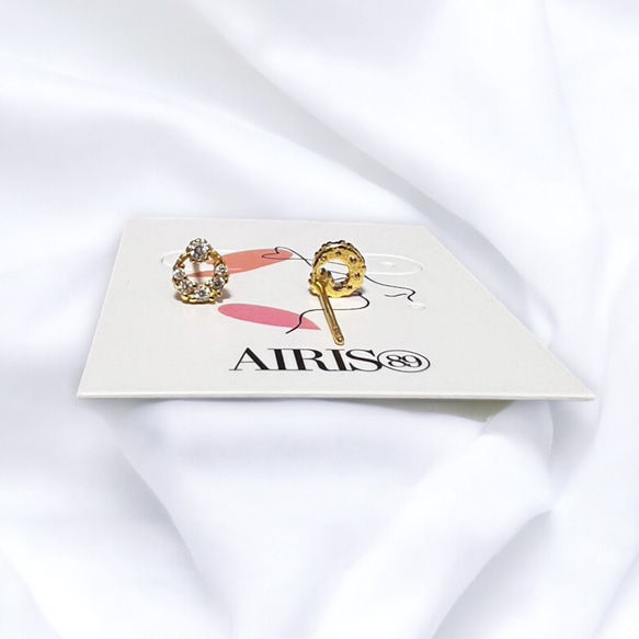 ピアス 小さめ シルバー925 金属アレルギー対応 18K ゴールド 月 ムーン 三日月 透かし 仕事 プレゼント 5枚目の画像