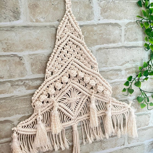 マクラメクリスマスツリー#1