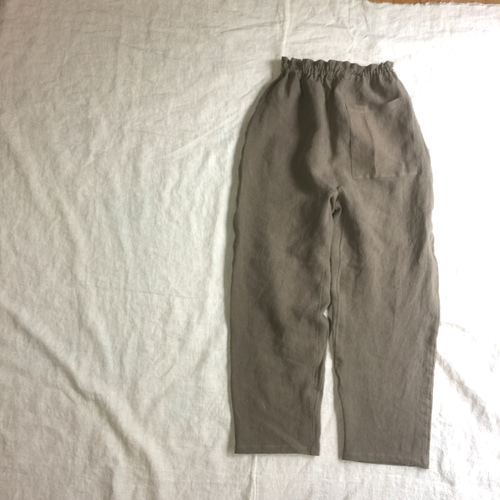 リネンのもんぺ　モカ リネンのもんぺモカ