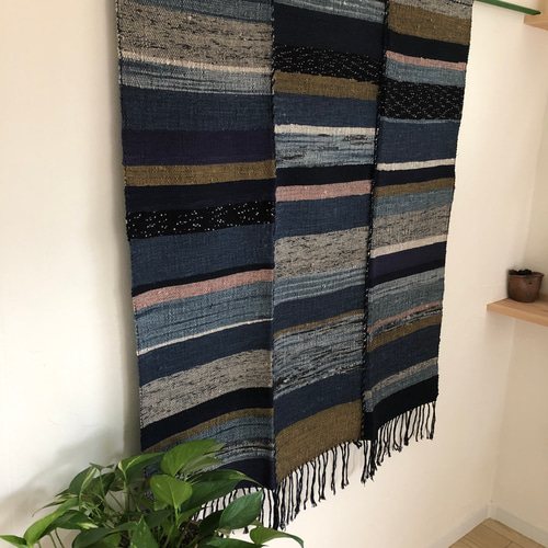 裂き織の大判のれん タペストリー・壁掛け EBISUYA PLUS 通販 14798029