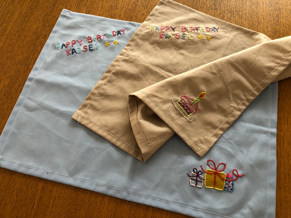 Hさまオーダー☆刺繍のランチョンマット 6枚目の画像