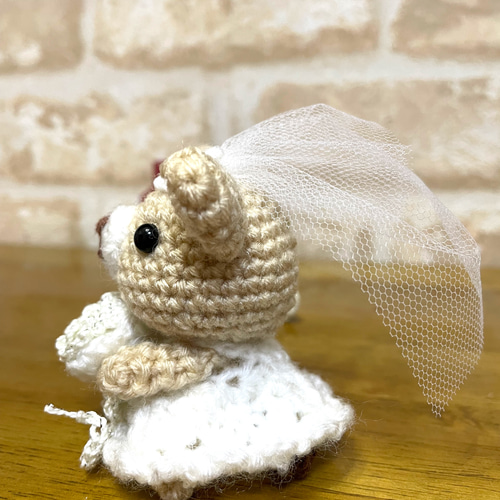 玄関先迄納品 ねこちゃんのウェルカムドール ウェルカムスペース 結婚式 あみぐるみ