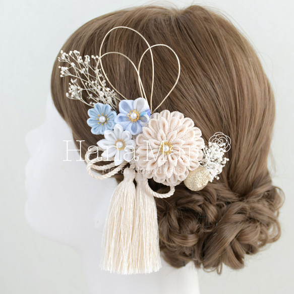 卒業式 成人式 髪飾り つまみ細工 髮夾（一字夾） 卒業式髪飾り 成人式