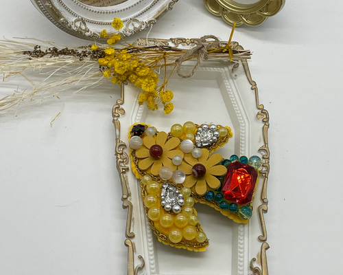 （天然石）赤瑪瑙の鳥のブローチ 天然石）赤瑪瑙の鳥のブローチ ブローチ W@SABI 通販 14798862｜Creema