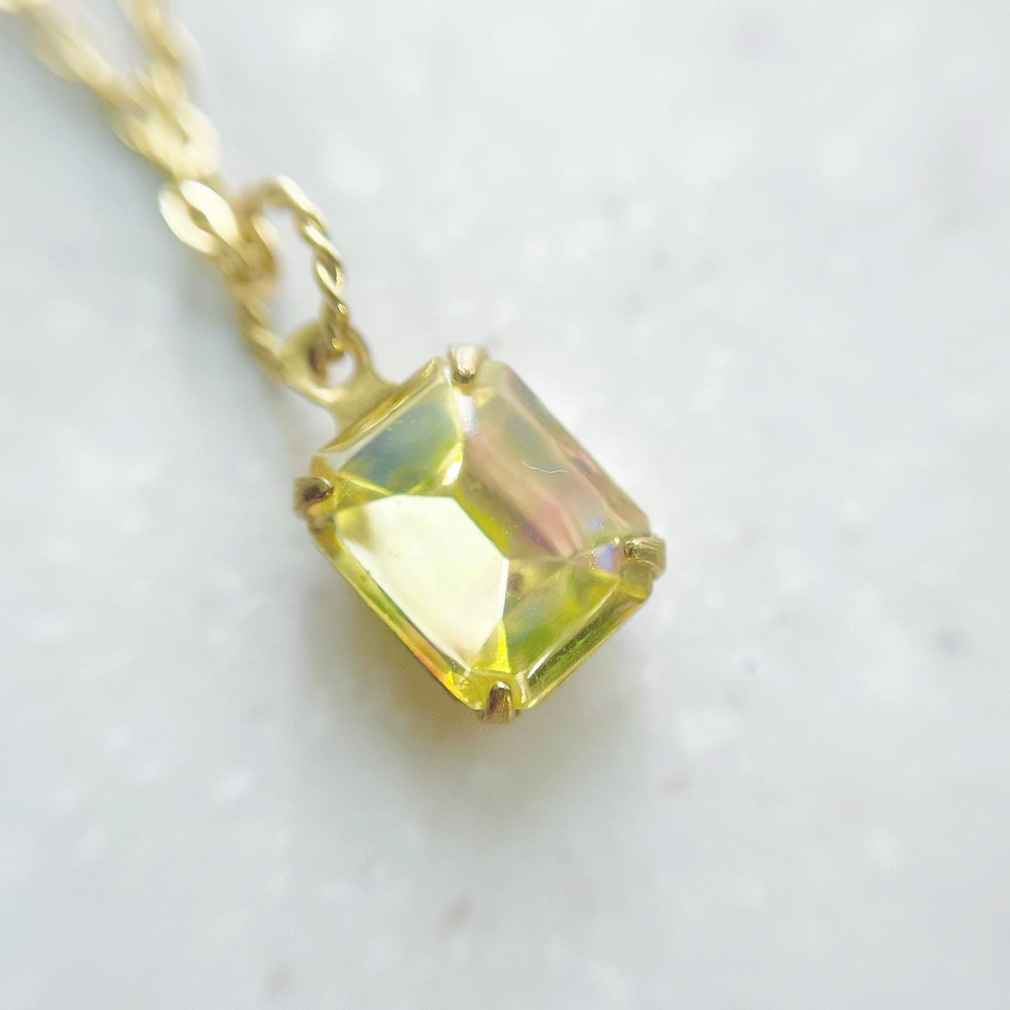 ドイツ製ヴィンテージ｜ドラゴンズブレスネックレス【Champagne Gold】