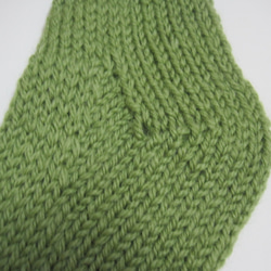 靴下　ウール100％手編みなのに安価 大人用Ｋ525 4枚目の画像