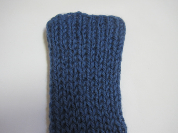 靴下　ウール100％手編みなのに安価 大人用Ｋ530 3枚目の画像