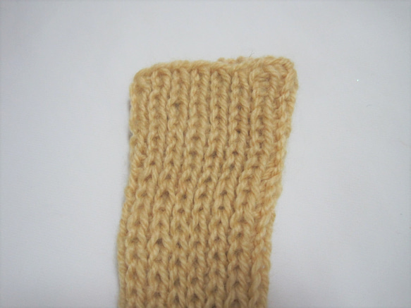 靴下　ウール100％手編みなのに安価 大人用Ｋ557 3枚目の画像