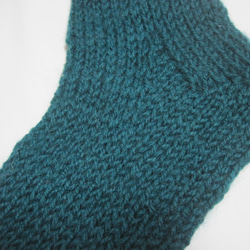 靴下　ウール100％手編みなのに安価 大人用Ｋ560 4枚目の画像