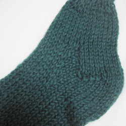靴下　ウール100％手編みなのに安価 大人用Ｋ562 4枚目の画像