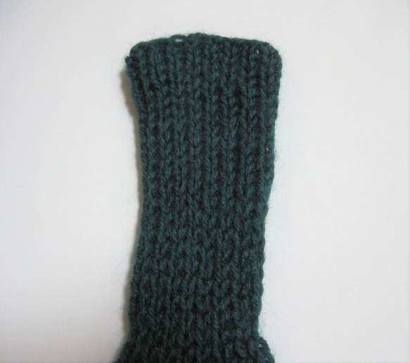靴下　ウール100％手編みなのに安価 大人用Ｋ564 3枚目の画像