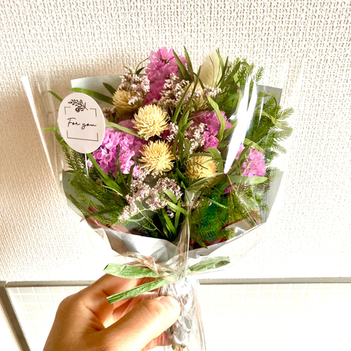 リニューアルしました＾＾】やっぱり可愛い♪スターチスのミニブーケ