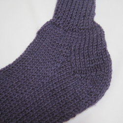 靴下　ウール100％手編みなのに安価 大人用Ｋ569 4枚目の画像