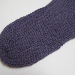 靴下　ウール100％手編みなのに安価 大人用Ｋ569 5枚目の画像