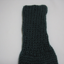靴下　ウール100％手編みなのに安価 大人用大き目K578 3枚目の画像