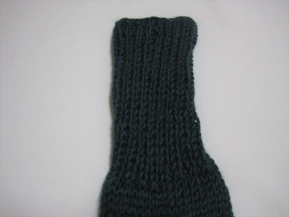 靴下　ウール100％手編みなのに安価 大人用大き目K578 3枚目の画像