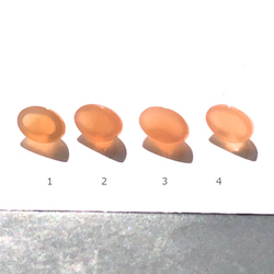オレンジムーンストーン[197] 6x4mm　No.2,3,4　天然石 / カボション / ルース 3枚目の画像