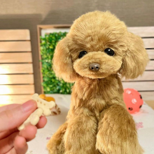 有名作家様 ハンドメイド プードル ぬいぐるみ - メルカリ